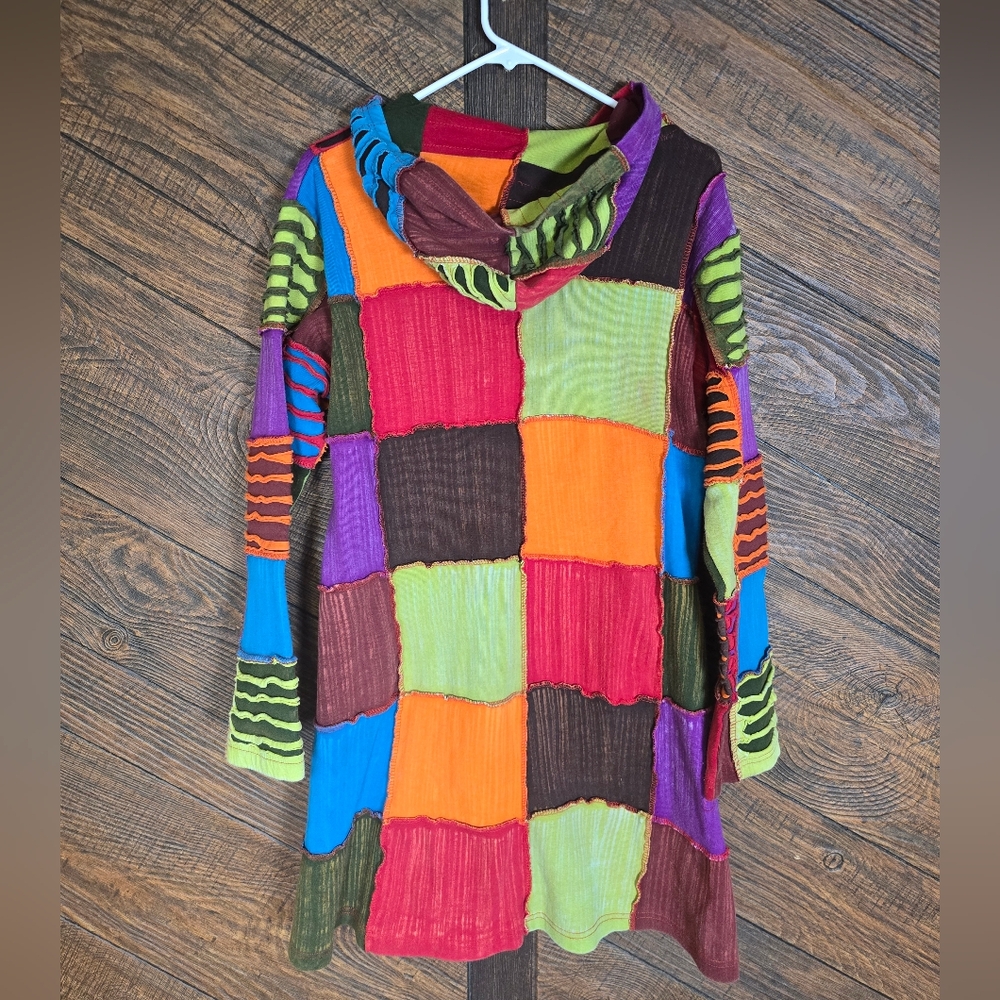 Multicolor Greater Good Patchwork Women's Jacket XL - Picture 4 of 6